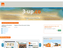 Tablet Screenshot of 3-up.co